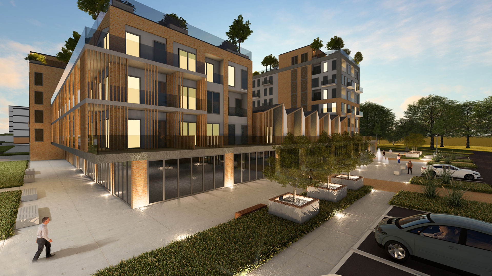 Wizualizacja 03 - Kwartał A przy dworcu